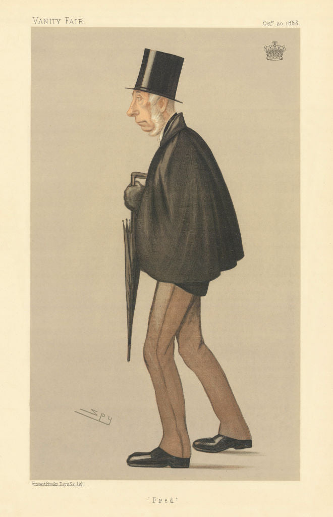 VANITY FAIR SPY CARTOON Frederick Ponsonby, Earl of Bessborough. Ireland 1888